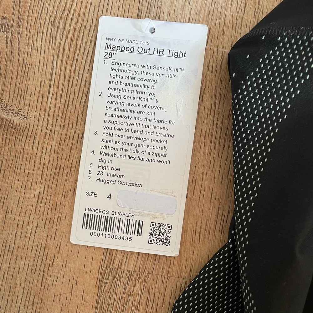 Lululemon mapped out HR tights - Picture 4 of 5